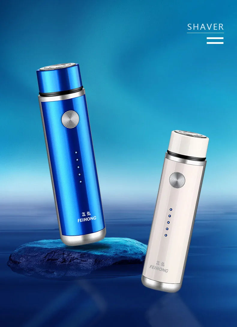 Mini Electric Shaver for Men Portable Electric Razor Beard Knife USB Charging Men's Shavers Face Body Razor