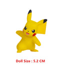Pokemon 4-13Cm New Cartoons Movie Anime Figure Pikachu Mewtwo Charmander Blastoise Gurado Pet Action Model Toy Gifts
