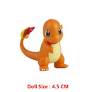 Pokemon 4-13Cm New Cartoons Movie Anime Figure Pikachu Mewtwo Charmander Blastoise Gurado Pet Action Model Toy Gifts