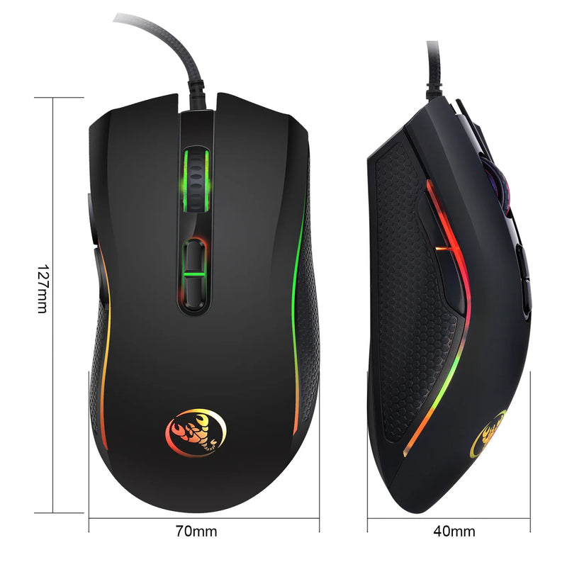 Mouse Gamer Profissional Óptico de Alta Qualidade
