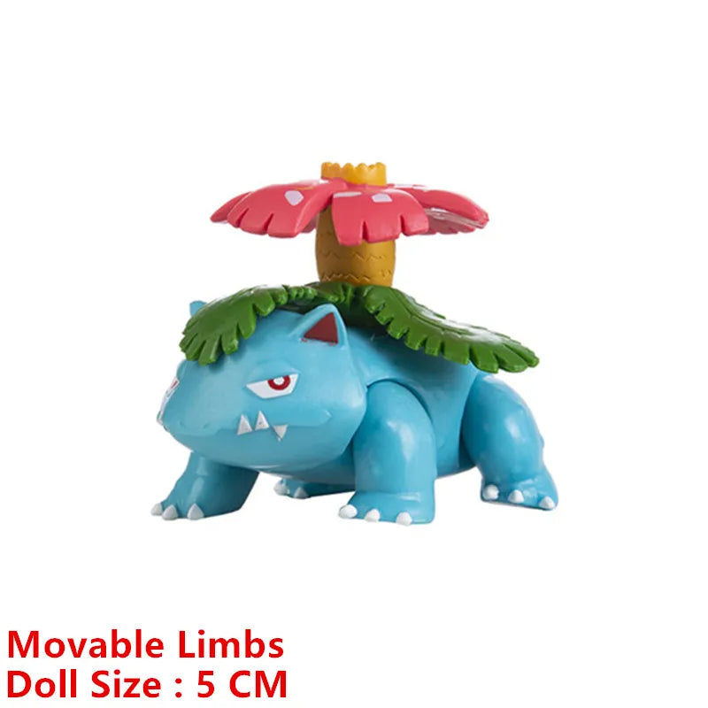 Pokemon 4-13Cm New Cartoons Movie Anime Figure Pikachu Mewtwo Charmander Blastoise Gurado Pet Action Model Toy Gifts