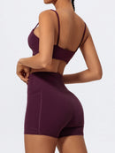 Conjunto de treino feminino Ctenkevet de duas peças para academia