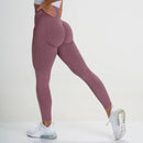 Leggings sem costura femininas esportivas