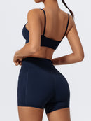 Conjunto de treino feminino Ctenkevet de duas peças para academia