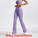 Conjunto de treino feminino Ctenkevet de duas peças para academia