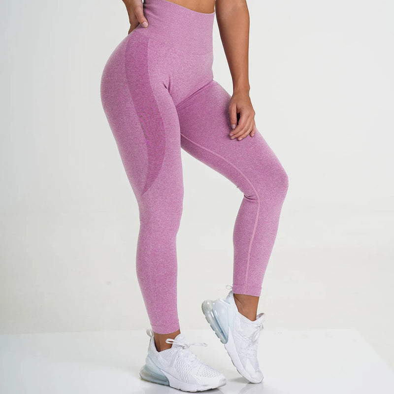 Leggings sem costura femininas esportivas