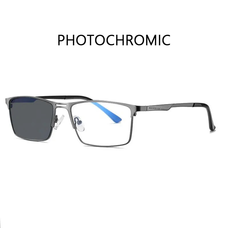 RBENN 2022 New Men Blue Light Blocking Reading Glasses Metal Frame Prescription Eyeglasses Anti Blue Rays Computer Reader +1.75