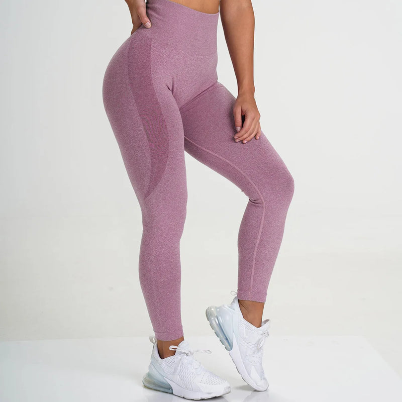 Leggings sem costura femininas esportivas
