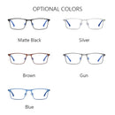 RBENN 2022 New Men Blue Light Blocking Reading Glasses Metal Frame Prescription Eyeglasses Anti Blue Rays Computer Reader +1.75