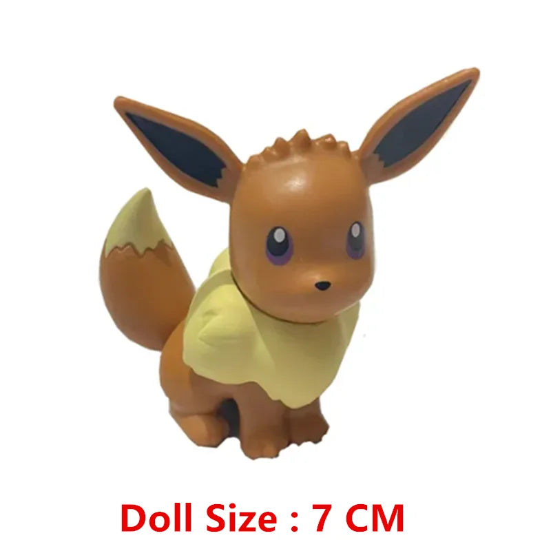 Pokemon 4-13Cm New Cartoons Movie Anime Figure Pikachu Mewtwo Charmander Blastoise Gurado Pet Action Model Toy Gifts
