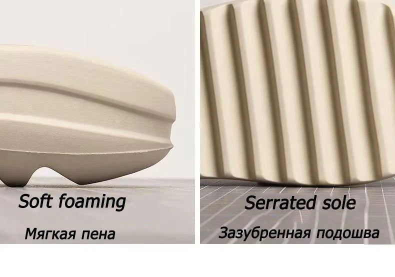 Chinelo de casa em EVA antiderrapante, com plataforma grossa e macia, para homens e mulheres, ideal para uso interno e externo no banheiro.