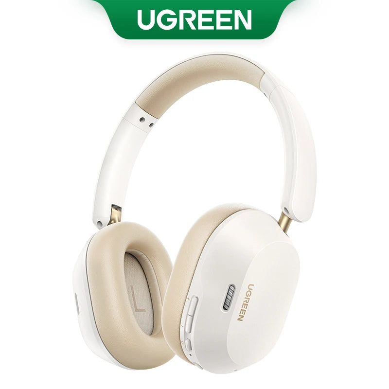 UGREEN Max5c Wireless Bluetooth Headphones ANC 43dB Active Noise Cancellation Hi-Res LDAC 75H Spatial Audio Earphones Headset
