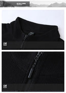 Running Long Sleeve T-shirt Reflective Men Sportswear Breathable Black Coat Gym Jogging Male Gym Fitness Spring Autumn Clothing