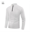Running Long Sleeve T-shirt Reflective Men Sportswear Breathable Black Coat Gym Jogging Male Gym Fitness Spring Autumn Clothing