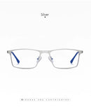 RBENN 2022 New Men Blue Light Blocking Reading Glasses Metal Frame Prescription Eyeglasses Anti Blue Rays Computer Reader +1.75