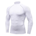 Camiseta de compressão masculina para treino