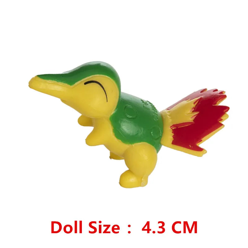 Pokemon 4-13Cm New Cartoons Movie Anime Figure Pikachu Mewtwo Charmander Blastoise Gurado Pet Action Model Toy Gifts