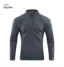 Running Long Sleeve T-shirt Reflective Men Sportswear Breathable Black Coat Gym Jogging Male Gym Fitness Spring Autumn Clothing