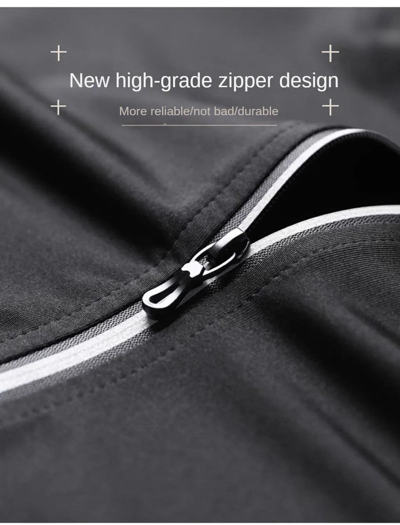 3-7Pcs Men's Ice Fiber Quick-Dry Running Fitness Full Set/Suit Tracksuit For Marathon, Training Cycling，Jogging,Gym， sweatpants