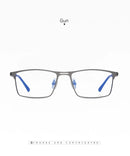 RBENN 2022 New Men Blue Light Blocking Reading Glasses Metal Frame Prescription Eyeglasses Anti Blue Rays Computer Reader +1.75