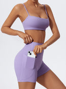 Conjunto de treino feminino Ctenkevet de duas peças para academia