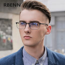 RBENN 2022 New Men Blue Light Blocking Reading Glasses Metal Frame Prescription Eyeglasses Anti Blue Rays Computer Reader +1.75