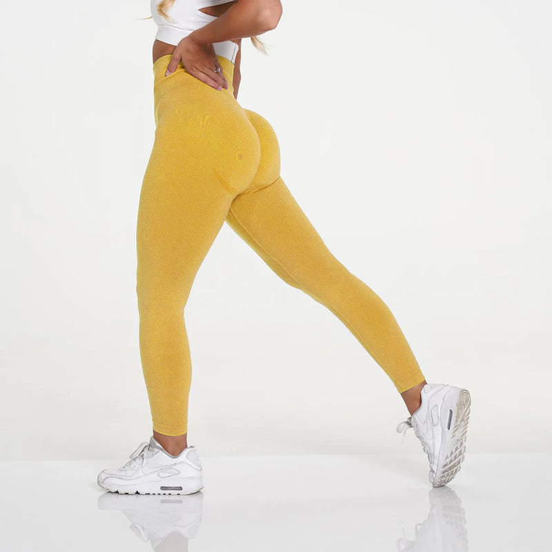 Leggings sem costura femininas esportivas