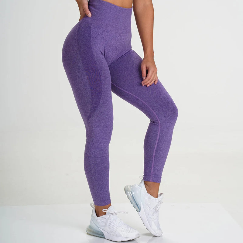 Leggings sem costura femininas esportivas