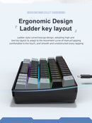 K61 Wired Portable Mechanical Keyboard, Phantom RGB Colorful, Gaming-grade Response, Ergonomic Design, Gaming Office Usable