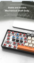 K61 Wired Portable Mechanical Keyboard, Phantom RGB Colorful, Gaming-grade Response, Ergonomic Design, Gaming Office Usable