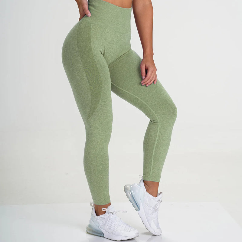 Leggings sem costura femininas esportivas