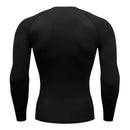 Camiseta de compressão masculina para corrida
