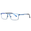 RBENN 2022 New Men Blue Light Blocking Reading Glasses Metal Frame Prescription Eyeglasses Anti Blue Rays Computer Reader +1.75