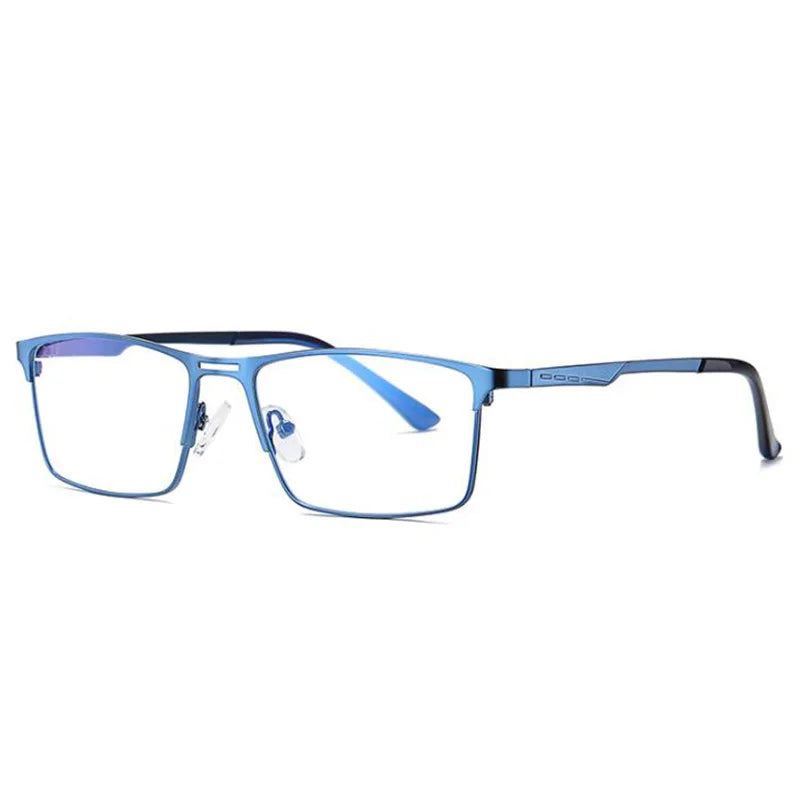 RBENN 2022 New Men Blue Light Blocking Reading Glasses Metal Frame Prescription Eyeglasses Anti Blue Rays Computer Reader +1.75